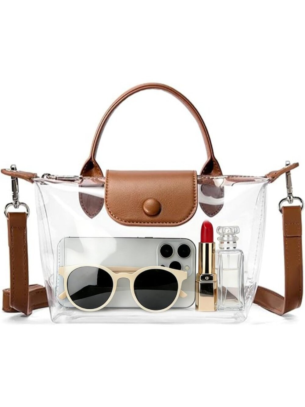 Clear Stadium Bag for Events | Small Crossbody Purse for Concerts & Sports
